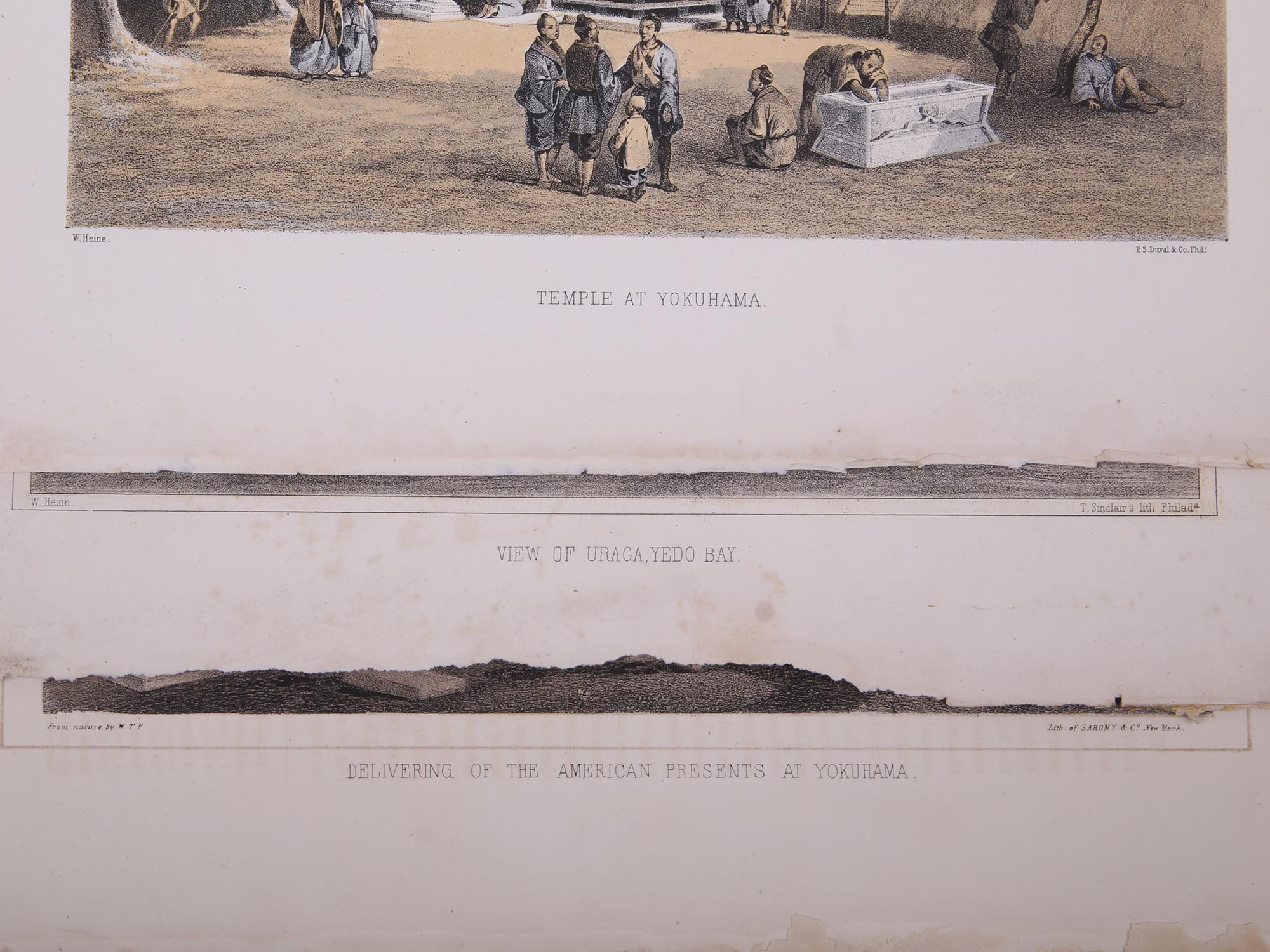 ANTIQUE JAPAN PERRY EXPEDITION COLOR LITHOGRAPHS PIC-6